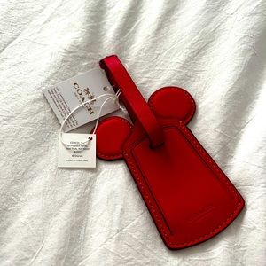 NWT Coach x Disney luggage tag